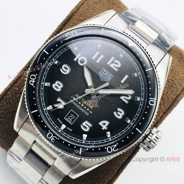 Grade 1A TAG Heuer Autavia Stainless Steel Gray Dial Watch Swiss 2836 Grade 1A TAG Heuer Autavia Stainless Steel Gray Dial Watch Swiss 2836