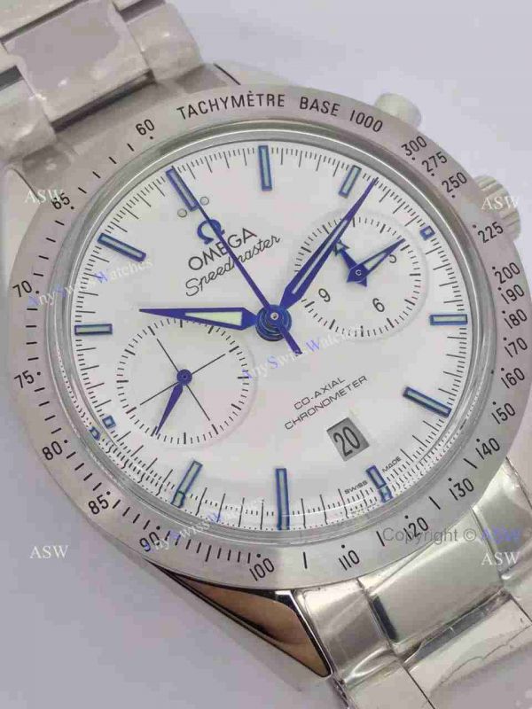 Copy Swiss Omega Speedmaster Watch Stainless Steel White Chronograph Copy Swiss Omega Speedmaster Watch Stainless Steel White Chronograph