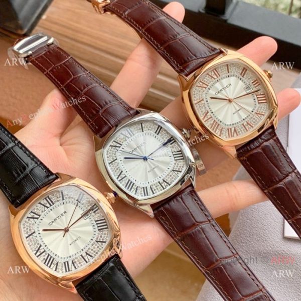 Swiss Quality Cartier Drive De Rose Gold Asia 8215 Watch Swiss Quality Cartier Drive De Rose Gold Asia 8215 Watch