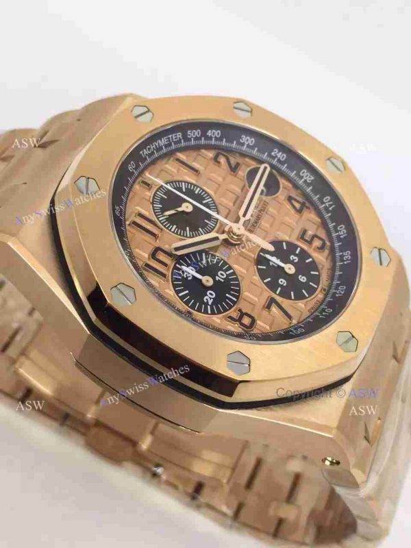 Knockoff Audemars Piguet Rose Gold Watch / Rose Gold Dial Swiss Grade Knockoff Audemars Piguet Rose Gold Watch / Rose Gold Dial Swiss Grade