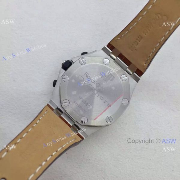 Replica Audemars Piguet Swiss Replica Chronograph watch SS White Replica Audemars Piguet Swiss Replica Chronograph watch SS White