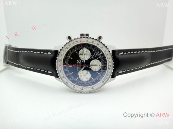 Swiss Copy Breitling 1884 Chronometre Navitimer Watch SS Case Black Dial Swiss Copy Breitling 1884 Chronometre Navitimer Watch SS Case Black Dial