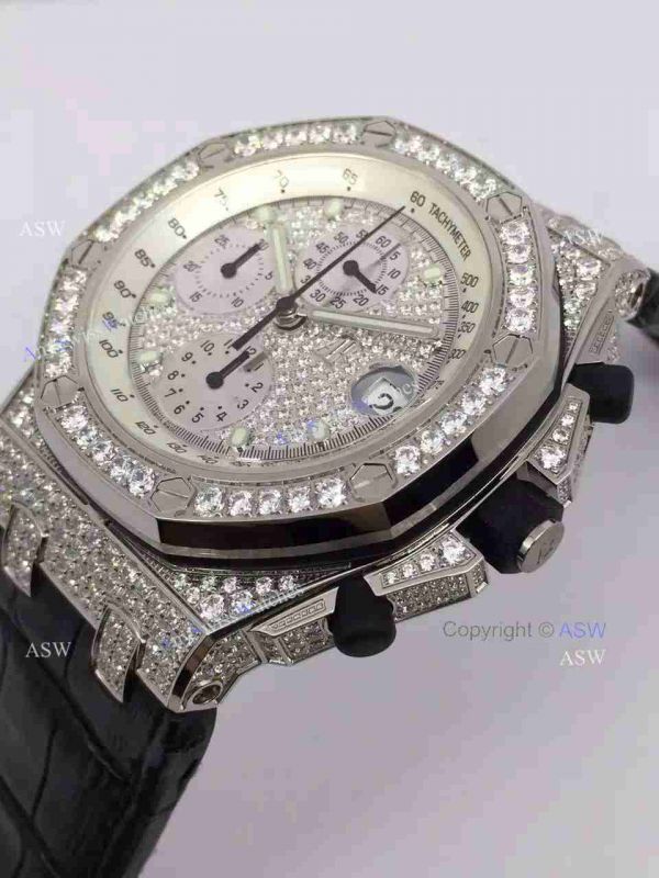 Swiss Replica Audemars Piguet Watch Diamond Dial / Diamond Case Swiss Replica Audemars Piguet Watch Diamond Dial / Diamond Case
