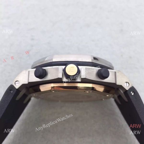 Swiss 3126 Audemars Piguet Replica Watch SS Rose Gold Inner Rubber Strap Swiss 3126 Audemars Piguet Replica Watch SS Rose Gold Inner Rubber Strap