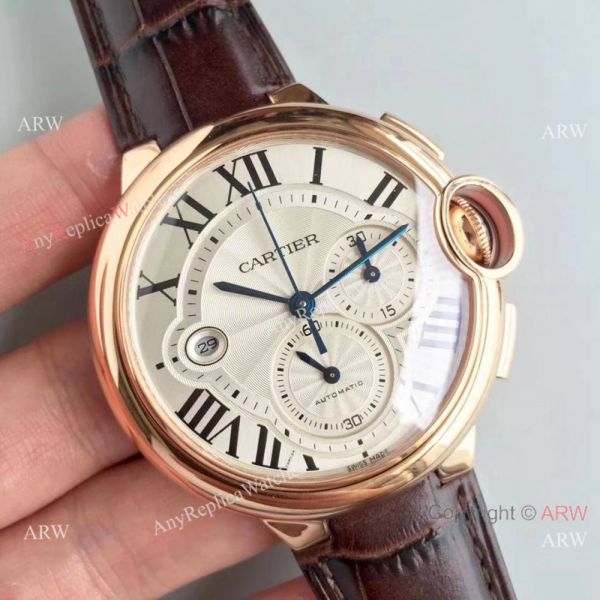 Swiss Copy Cartier Ballon Bleu Chronograph 8101 MC Watch Rose Gold Swiss Copy Cartier Ballon Bleu Chronograph 8101 MC Watch Rose Gold