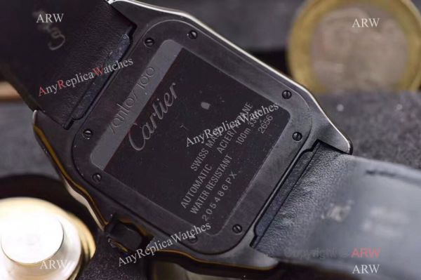 Cartier Santos 100th Anniversary Black Watch Swiss Grade Replica Cartier Santos 100th Anniversary Black Watch Swiss Grade Replica