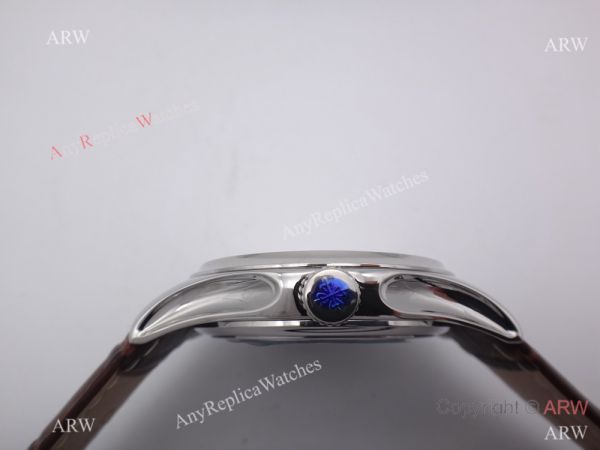 Best Patek Philippe Replica Automatic Watch Stainless Steel / Brown Leather Strap Best Patek Philippe Replica Automatic Watch Stainless Steel / Brown Leather Strap
