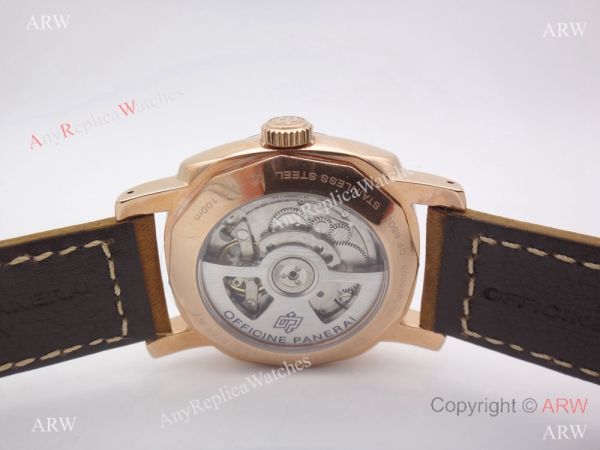 Copy Radiomir Panerai GMT Power Reserve Watch Rose Gold Case Copy Radiomir Panerai GMT Power Reserve Watch Rose Gold Case