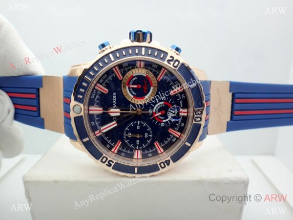 Replica Ulysse Nardin Diver Chronograph Hammerhead Shark Rose Gold Watch Replica Ulysse Nardin Diver Chronograph Hammerhead Shark Rose Gold Watch