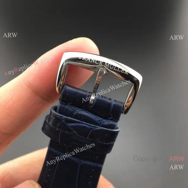 Clone Franck Muller Master Square Blue Leather Diamond Bezel Watch Clone Franck Muller Master Square Blue Leather Diamond Bezel Watch
