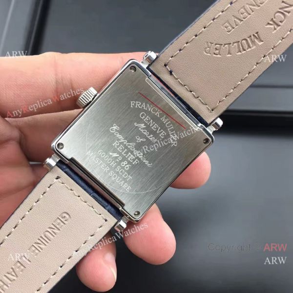 Franck Muller Master Square SS Blue Leather Copy Watch Franck Muller Master Square SS Blue Leather Copy Watch