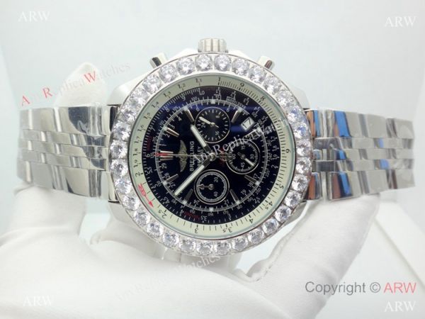 Replica Breitling For Bentley Motors Diamond Bezel Watch For Sale Replica Breitling For Bentley Motors Diamond Bezel Watch For Sale