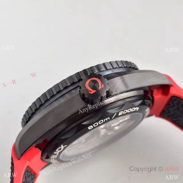 Swiss Replica Omega Seamaster Planet Ocean Deep Black GMT Ceramic Red Watch Swiss Replica Omega Seamaster Planet Ocean Deep Black GMT Ceramic Red Watch