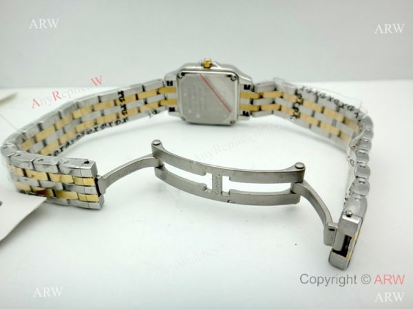 Copy Cartier Panthere Two Tone Diamond Bezel Watch 22mm Ladies Copy Cartier Panthere Two Tone Diamond Bezel Watch 22mm Ladies