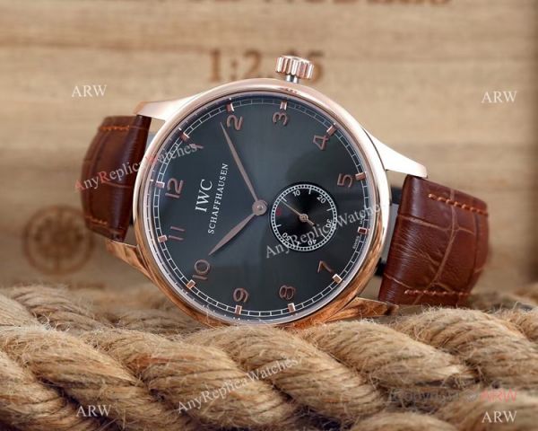 IWC Portuguese 8 Days Rose gold Ardoise Dial Replica IWC Watch IWC Portuguese 8 Days Rose gold Ardoise Dial Replica IWC Watch