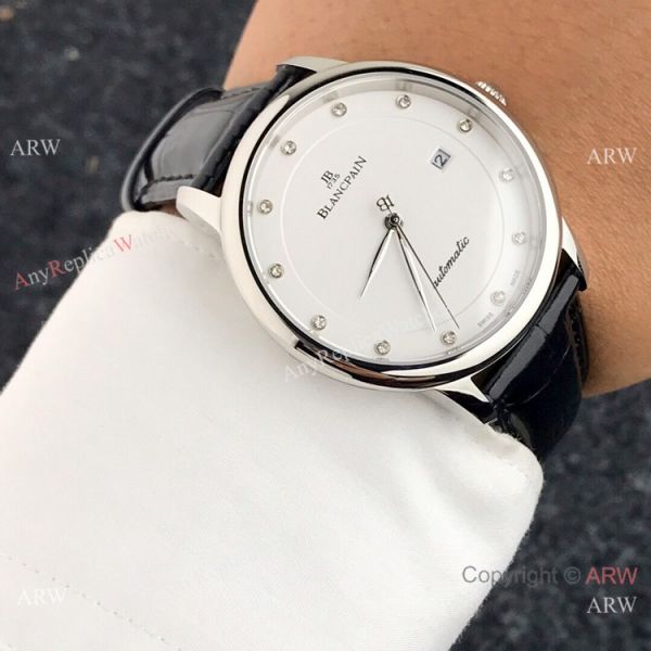 High Quality Copy Blancpain Lovers Watches SS Black Dial High Quality Copy Blancpain Lovers Watches SS Black Dial