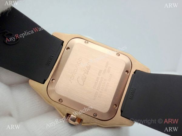 Replica Cartier Santos 100th Quartz Watch Rose Gold 51mm Replica Cartier Santos 100th Quartz Watch Rose Gold 51mm