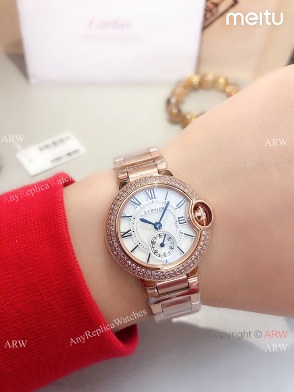 Clone Cartier Ballon Bleu de 28mm Watch Quartz Movement Clone Cartier Ballon Bleu de 28mm Watch Quartz Movement