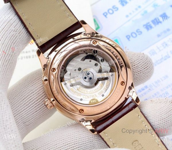 Clone Jaeger-LeCoultre Master Reserve de Marche Watch Rose Gold Diamond Gray Dial Clone Jaeger-LeCoultre Master Reserve de Marche Watch Rose Gold Diamond Gray Dial