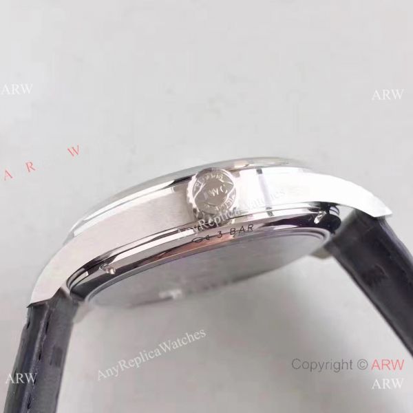 Swiss Grade 1A IWC Regulateur Watch White Dial Blue Leather Strap Swiss Grade 1A IWC Regulateur Watch White Dial Blue Leather Strap