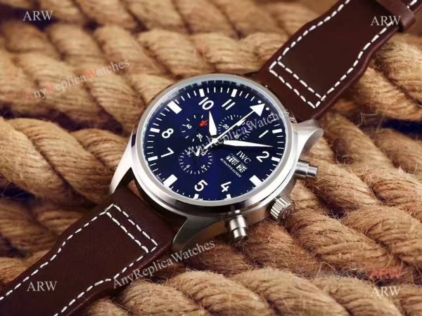 Replica IWC Pilots Chronograph Spitfire Dark Blue Dial Watch at Anyreplicawatch Replica IWC Pilots Chronograph Spitfire Dark Blue Dial Watch at Anyreplicawatch