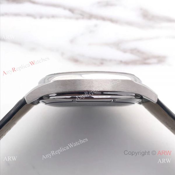 Swiss Drive De Cartier WGNM0003 Replica Watch SS Black Roman Dial Swiss Drive De Cartier WGNM0003 Replica Watch SS Black Roman Dial