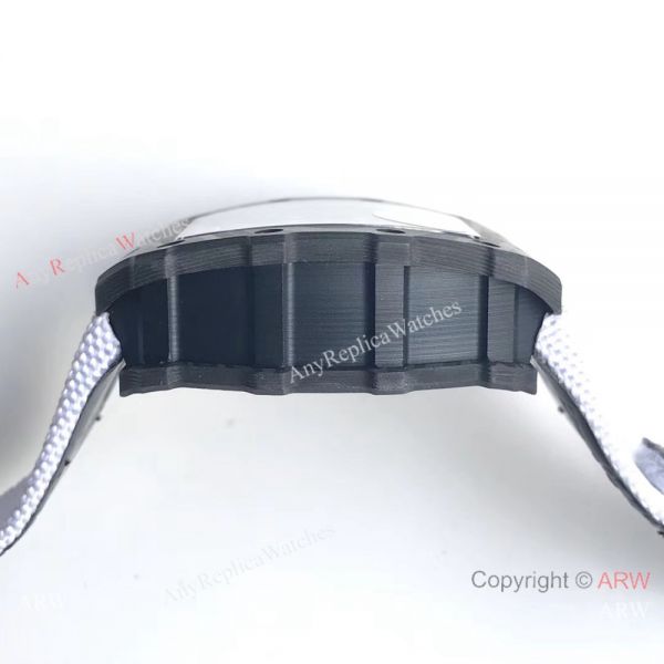 Swiss Quality Richard Mille RM35-02 Carbon White Strap Watch Knock off Swiss Quality Richard Mille RM35-02 Carbon White Strap Watch Knock off