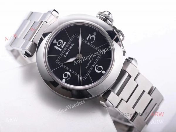 Best Quality Cartier Pasha 2020 Ladies Watches Automatic Replica With Black Dial Best Quality Cartier Pasha 2020 Ladies Watches Automatic Replica With Black Dial