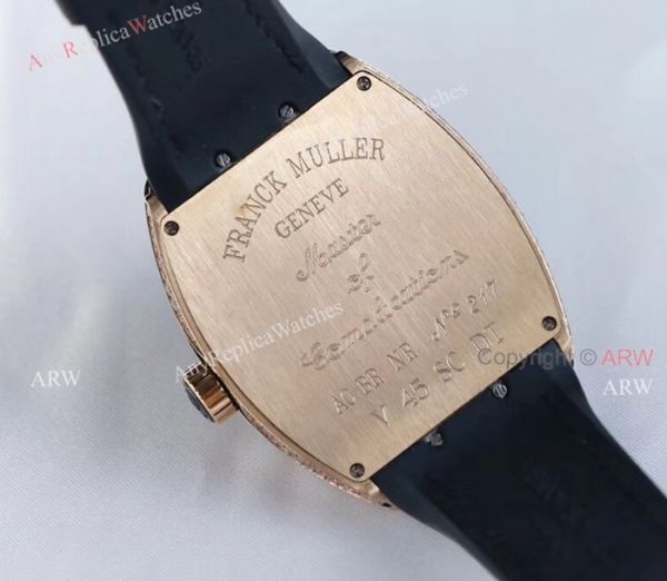 High Quality Franck Muller Vanguard Iced Out Full Diamond Replica Watches For Sale High Quality Franck Muller Vanguard Iced Out Full Diamond Replica Watches For Sale