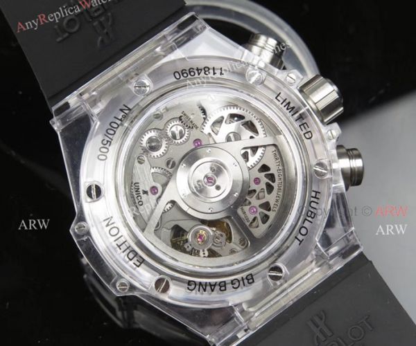 Swiss 7750 Replica Hublot Big Bang Unico Sapphire Black Rubber Band Diamond Bezel Big Band Watch Swiss 7750 Replica Hublot Big Bang Unico Sapphire Black Rubber Band Diamond Bezel Big Band Watch