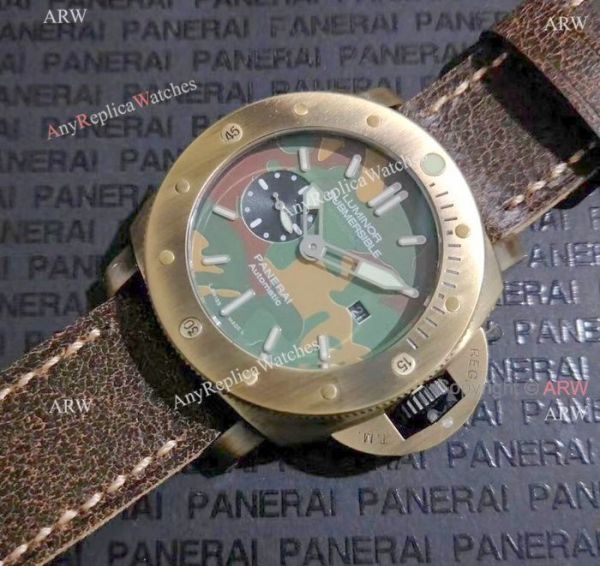 Panerai Luminor Submersible 47 Automatic Replica Watches Camouflage Dial Panerai Luminor Submersible 47 Automatic Replica Watches Camouflage Dial