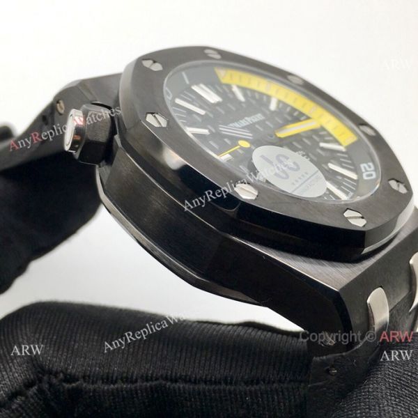 Fake Audemars Piguet Royal Oak Offshore Diver Men Watches All Black 42mm Fake Audemars Piguet Royal Oak Offshore Diver Men Watches All Black 42mm