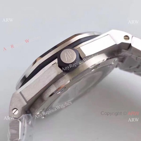 JF Factory Swiss Replica Audemars Piguet Royal Oak Offshore Diver Watch Stainless Steel Black Dial JF Factory Swiss Replica Audemars Piguet Royal Oak Offshore Diver Watch Stainless Steel Black Dial