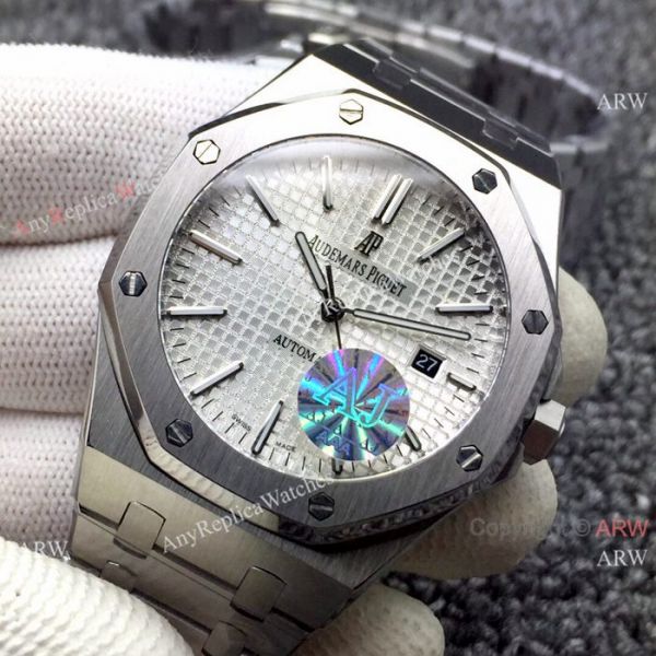 AAA Quality Audemars Piguet Royal Oak Stainless Steel Watches Silver Dial AAA Quality Audemars Piguet Royal Oak Stainless Steel Watches Silver Dial