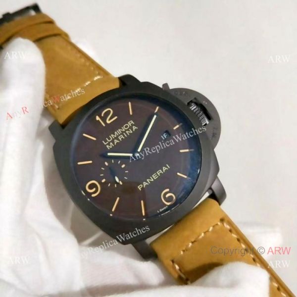 Panerai Luminor Marina Black Steel Replica Watch PAM386 Panerai Luminor Marina Black Steel Replica Watch PAM386