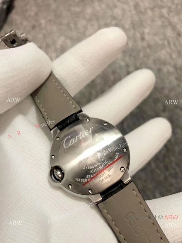 Ballon Bleu De Cartier 33mm Watch Stainless Steel Quartz Movement Ballon Bleu De Cartier 33mm Watch Stainless Steel Quartz Movement