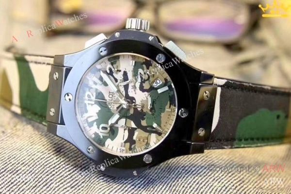 High Quality Hublot Big Bang Men Watch Black Case Camouflage Dial High Quality Hublot Big Bang Men Watch Black Case Camouflage Dial