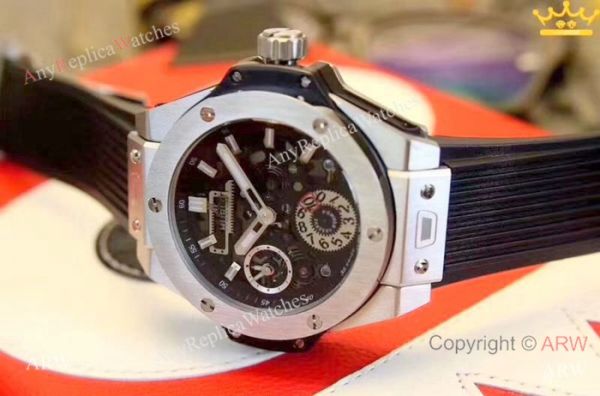 Hublot Big Bang Automatic Watch Replica SS Skeleton Dial Hublot Big Bang Automatic Watch Replica SS Skeleton Dial