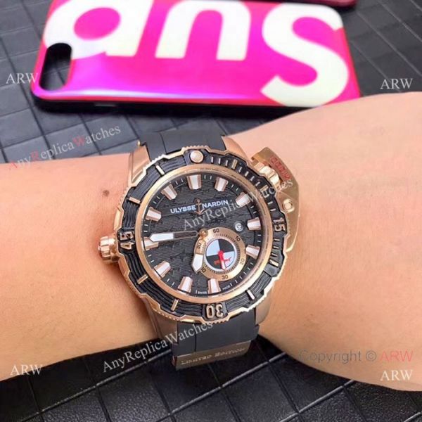 New Ulysse Nardin Deep Dive Hammerhead Shark Limited Edition Watch Copy Rose Gold White Dial New Ulysse Nardin Deep Dive Hammerhead Shark Limited Edition Watch Copy Rose Gold White Dial