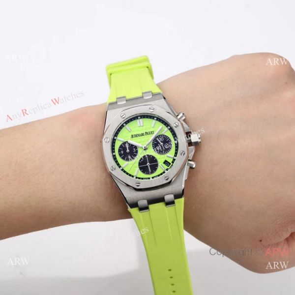 Audemars Piguet Knock off Watches / Women Size / Royal Oak offshore SS Green Dial Audemars Piguet Knock off Watches / Women Size / Royal Oak offshore SS Green Dial