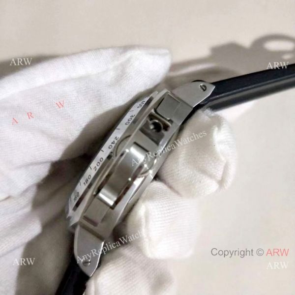 Copy Officine Panerai Firenze 1860 Quartz Watch SS Black Rubber Strap Copy Officine Panerai Firenze 1860 Quartz Watch SS Black Rubber Strap
