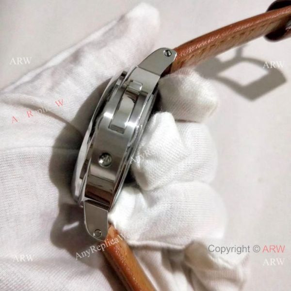 Fake Panerai Luminor Marina SS Brown Leather Strap Watch PAM 111 Fake Panerai Luminor Marina SS Brown Leather Strap Watch PAM 111