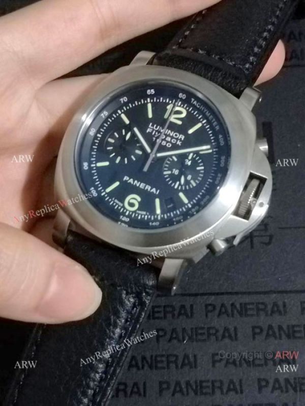 High Quality Panerai Flyback Chronograph Watch Black Dial High Quality Panerai Flyback Chronograph Watch Black Dial