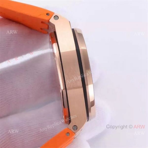 Audemars Piguet Royal Oak Offshore Copy Watches SS Orange Strap Audemars Piguet Royal Oak Offshore Copy Watches SS Orange Strap