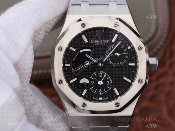 Swiss 2329 Audemars Piguet Royal Oak GMT Stainless Steel Black Dial Watch Swiss 2329 Audemars Piguet Royal Oak GMT Stainless Steel Black Dial Watch