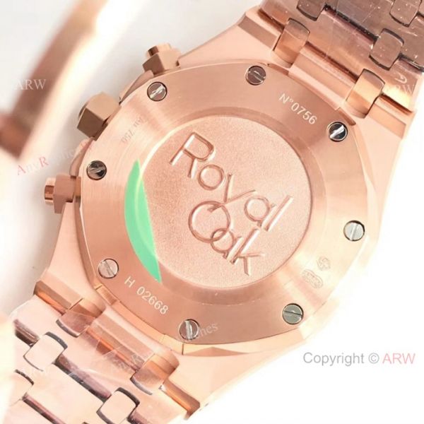 Swiss 7750 Replica Audemars Piguet Royal Oak Rose Gold Chronograph Dial Watches Swiss 7750 Replica Audemars Piguet Royal Oak Rose Gold Chronograph Dial Watches