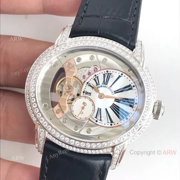 Swiss Replica Audemars Piguet Royal Millenary 4101 Watches Diamond Bezel Swiss Replica Audemars Piguet Royal Millenary 4101 Watches Diamond Bezel