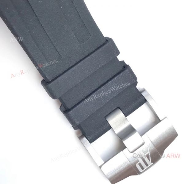 JF Swiss Replica Audemars Piguet Divers SS Black Bezel Watch 3120 Movement JF Swiss Replica Audemars Piguet Divers SS Black Bezel Watch 3120 Movement