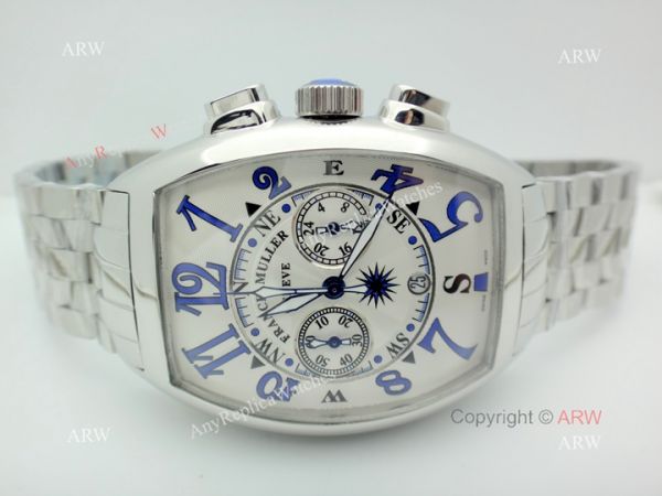 New Replica Franck Muller Cintree Curvex Stainless Steel Chronograph watch New Replica Franck Muller Cintree Curvex Stainless Steel Chronograph watch