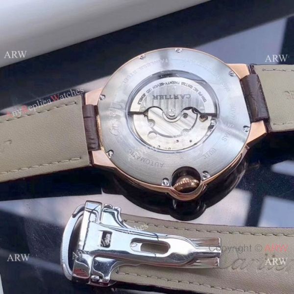 Low Price Cartier Ballon Bleu De Automatic Watches Rose Gold Black Dial Low Price Cartier Ballon Bleu De Automatic Watches Rose Gold Black Dial